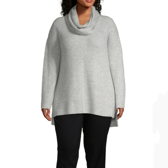 Liz Claiborne Sweaters - Liz Claiborne Long Sleeve Tunic Sweater - Plus